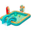 Inflatable Playground and Pool - BESTWAY - Retro Groove - 193 Cm X 152 Cm X 74 Cm - Multicolor - 5 Balls
