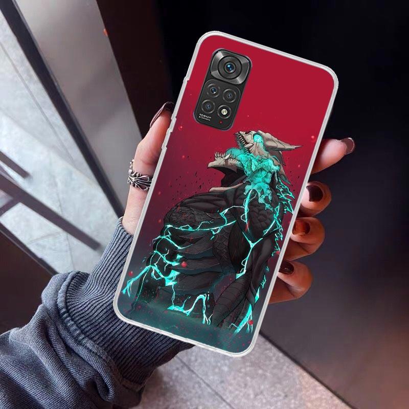 Кайдзю Нет. 8 Аниме чехол для телефона для Xiaomi Redmi Note 15 14 14S 13 12 12S 11 Pro Plus 11E 11T 11S 10S 5G Мягкий чехол Fundas Redmi No