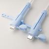Мягкий силиконовый чехол для сматывания кабеля зарядного устройства USB Type C, защитный чехол от поломки для Xiaomi Huawei OPPO VIVO, чехол для линии передачи данных