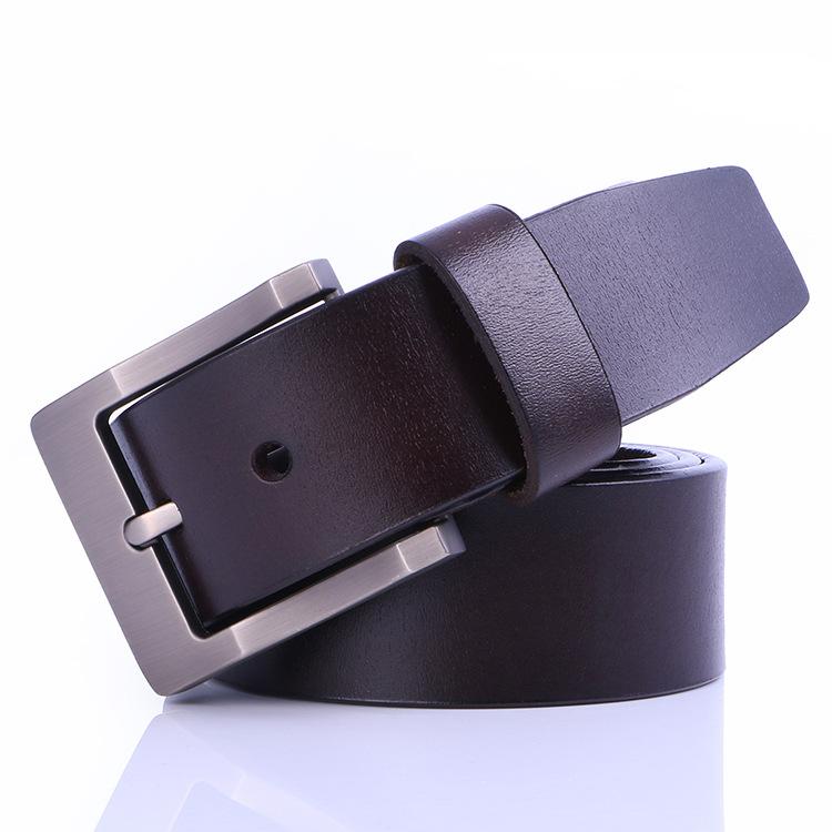 Belt Men'S Business Antique Jeans Youth Tide Cowhide Pin Buckle Belt Belt Leather Goods