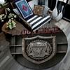 Custom Name,LFC Glory Era pattern round rug,Carpet Rug for Living Room Bedroom Playroom ,Non-slip Floor Mat,Holiday Gifts and Birthday Gifts.