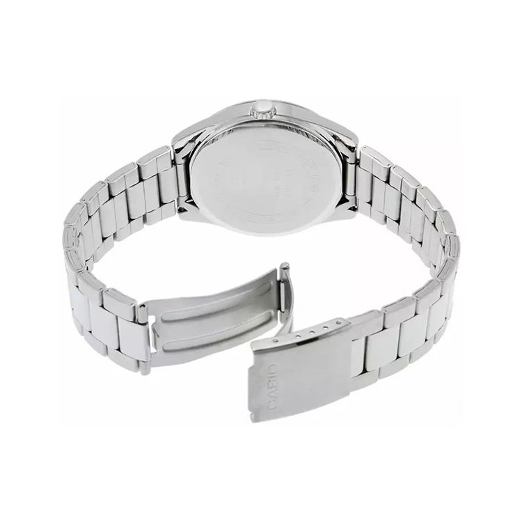 Casio Стандартный Enticer Business Casual Стальное Сердце Кварцевые Часы Мужские часы Белые MTP-1302D-7A2