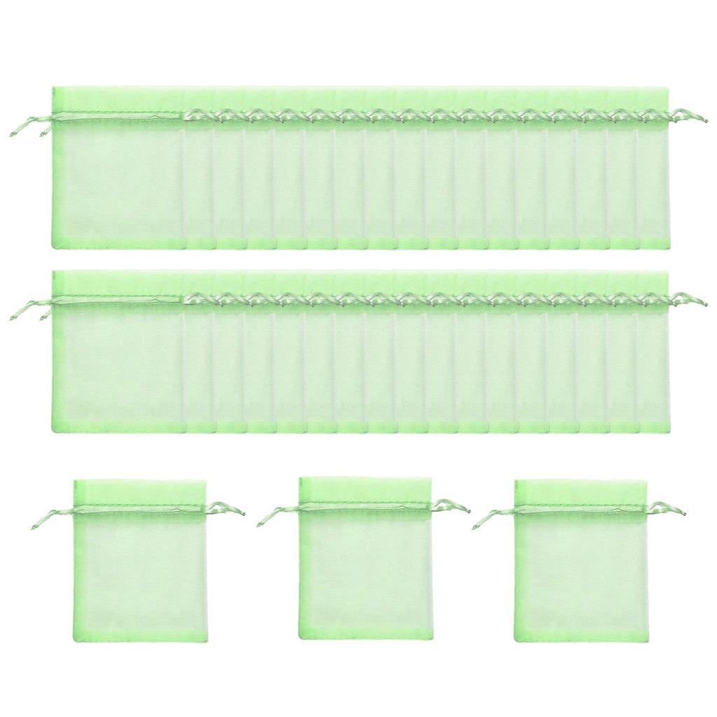 100 Pack Fruit Netting Bags 4x6 inch Fruit Protection Netting Bags Small for Strawberries Berries Mangoes Tomatoes Apples