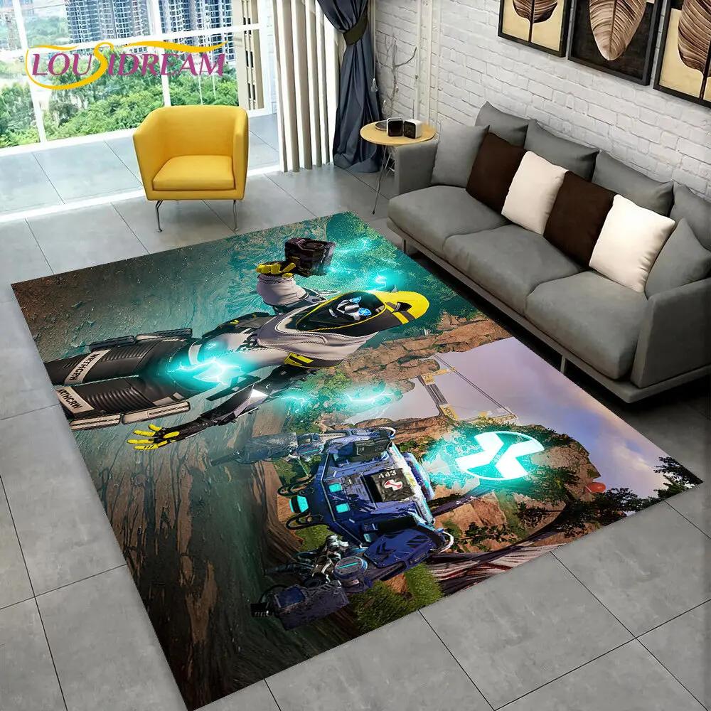 Apex Legends Game Gamer Мультфильм Коврик, Коврик для гостиной Спальня Диван Коврик Украшение, детские игры Нескользящий напольный коврик