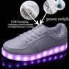 8 Colors LED Luminous Shoes Men Women Unisex Couple Sneakers Fashion Casual Flat Led Shoes for Adults USB Charging Lights Shoes