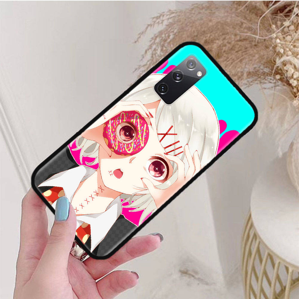 Черный чехол для Xiaomi Poco X6 X4 M5 M6 F5 F6 C65 C55 C50 C51 C40 Pro Redmi 14C A3X 13C 12C 11T 10A 9C Note 7 6 8A Plus W-57 Tokyo Ghoul Juuzou