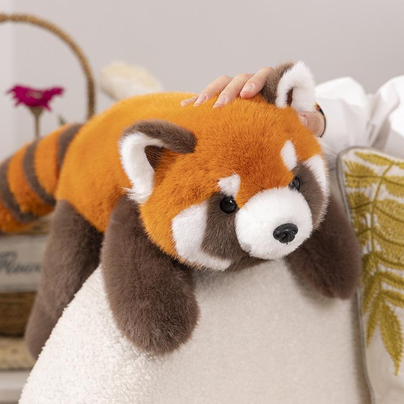 Мягкая милая плюшевая игрушка енот, кукла лиса, милая кукла маленькая панда, подарок для детей, девочек, подушка-кукла