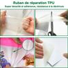 AIMOONSA Ruban réparation TPU transparent 1 m x 7 cm — Patch étanche pour piscines et articles gonflables