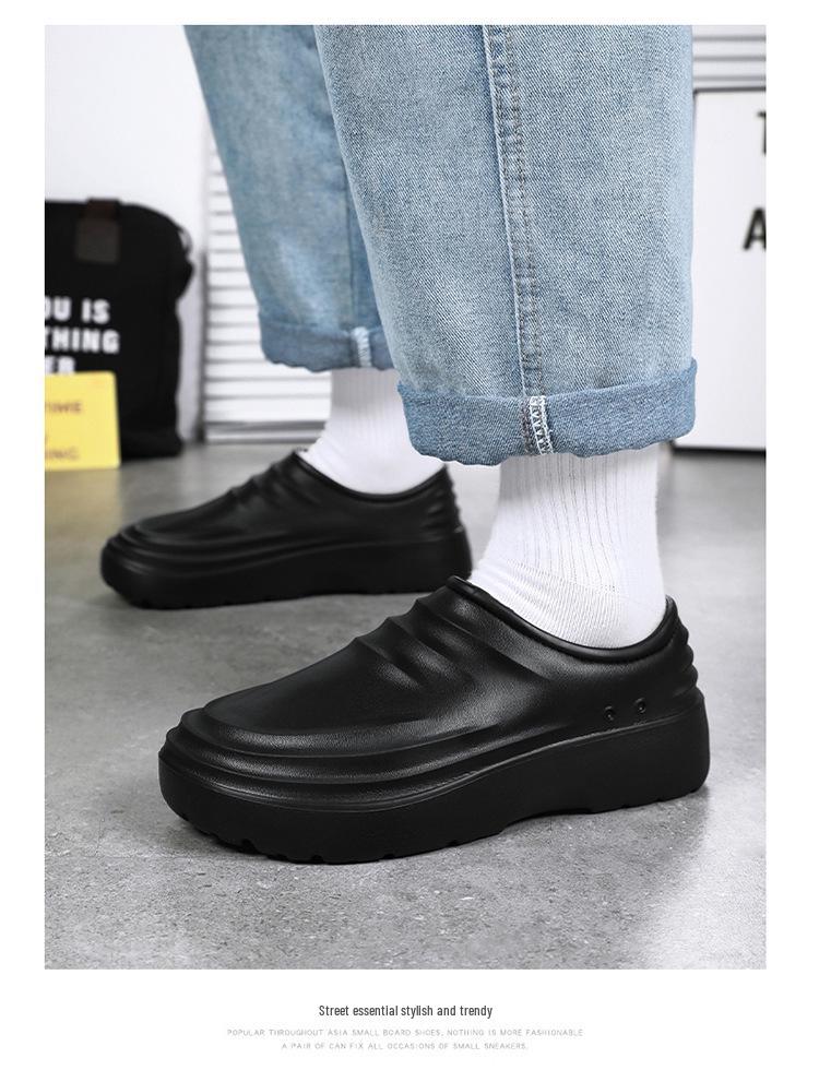 Нескользящая обувь шеф-повара с флисовой подкладкой: Теплые, Маслостойкие, Мягкая подошва, Большие размеры, Идеальны для мужчин и женщин, работающих в сфере гостеприимства.