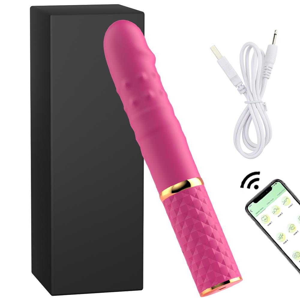 Beginner Telescopic Dildo Vibrator Thrusting Retractable Pussy G Spot Clitoral Anal Stimulation Sex Machine Sex Toys For Women