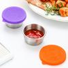40 мл салатница с крышками герметичная нержавеющая сталь соусница для ланч-боксов пикников фруктов закусок соусов контейнеры