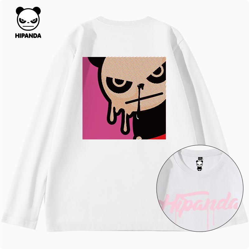 Hello Hipanda Couple Design Long-Sleeved T-Shirt