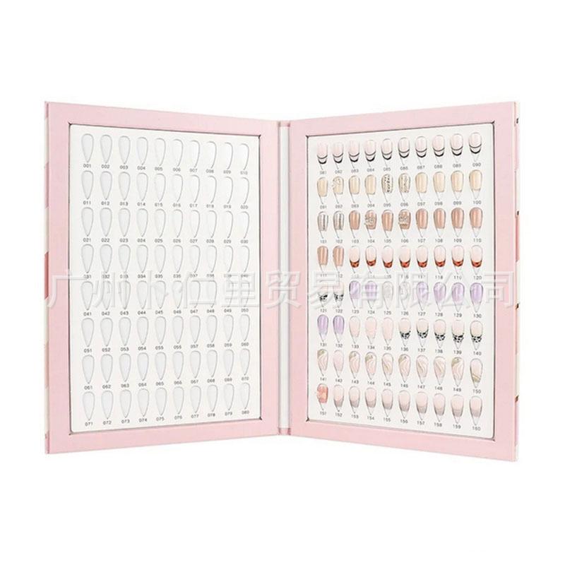 Альбом для демонстрации цветов нейл-арта: Книга образцов 160 цветов для лака и геля