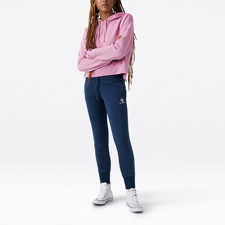 (WMNS) Converse Star Chevron EMB Pants Asia Sizing 'Blue' Women's 10008821-A02