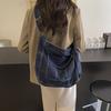 Retro Fashion Denim Tote Bag Large Capacity Casual Fashion Shoulder Bag Women's Bag Korean Version Temperament Messenger Bag
