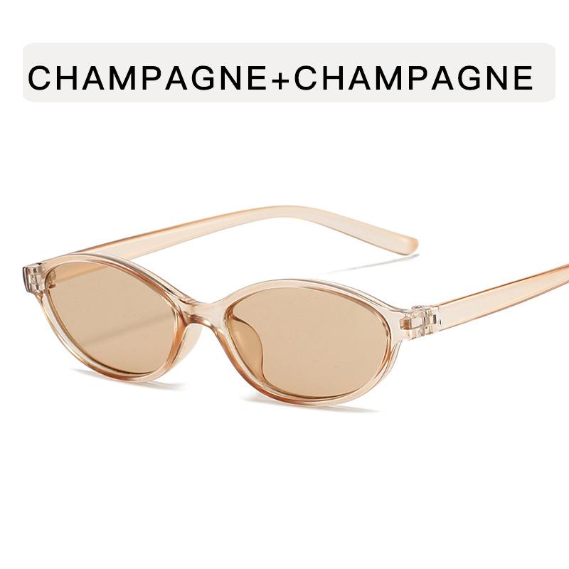 Fashion Stylish Sunglasses Women Oval Shape Anti-glare Sun Glasses Men Holiday Travelling Female Sun Glass