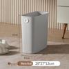 Gap-Friendly Lidless Trash Can for Home - Living Room, Bathroom, Kitchen