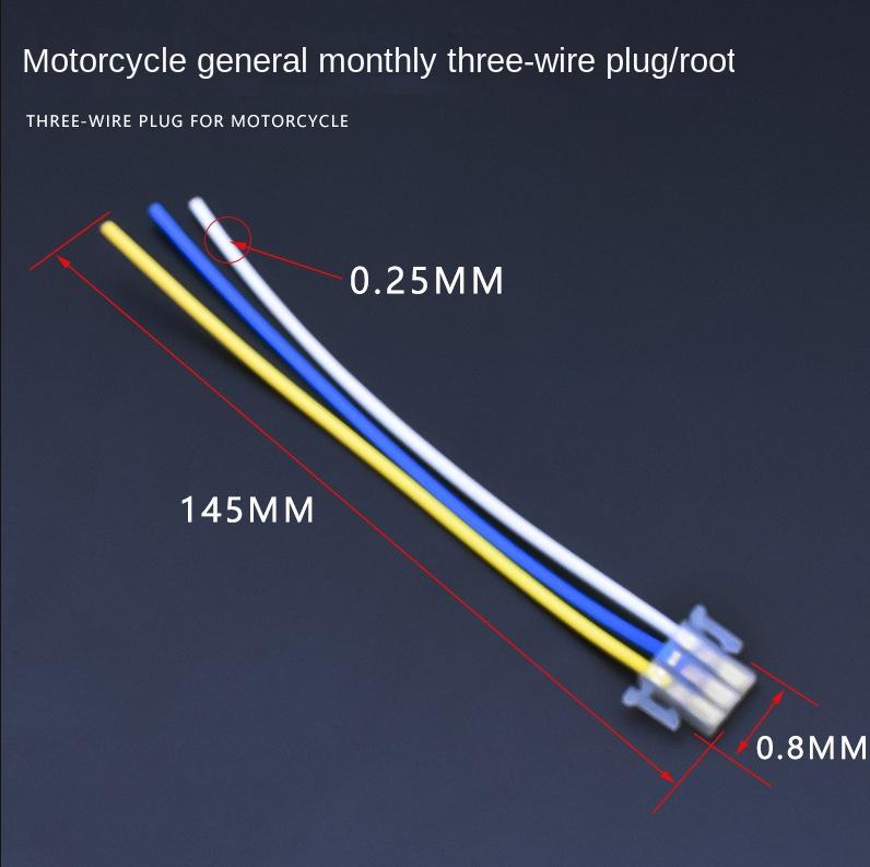 Motorcycle Five Switch Plug-in Cable, Electric Vehicle Switch Button Connector, Horn Headlight Steering Cable Plug