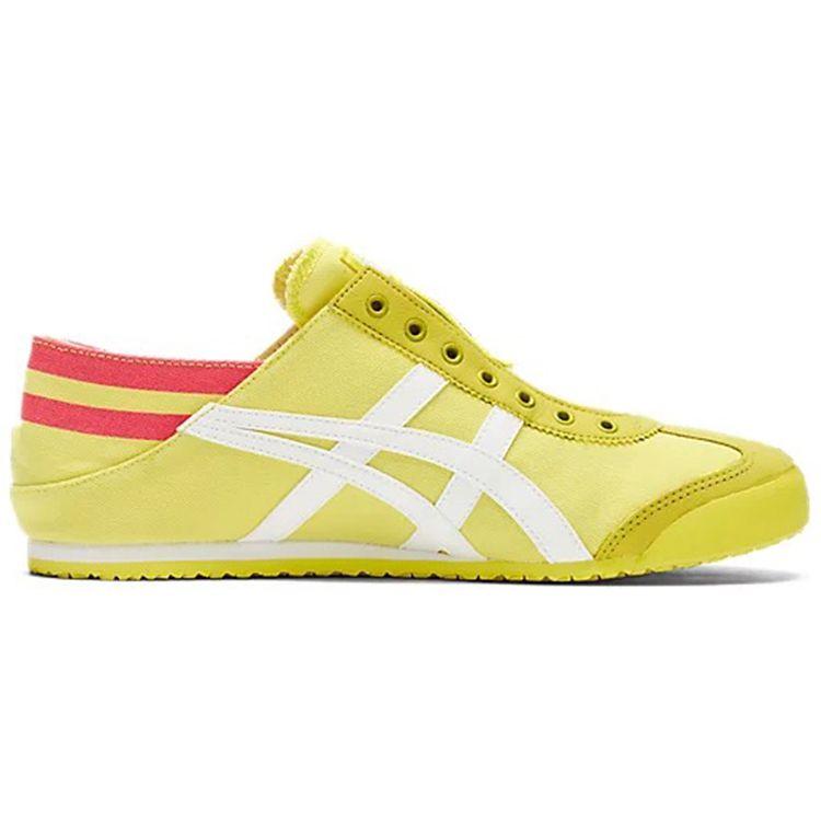 ONITSUKA TIGER Mexico 66 Повседневные Удобные Легкие Прочные Низкие Кроссовки Унисекс Ярко-желтый 1183A437-751