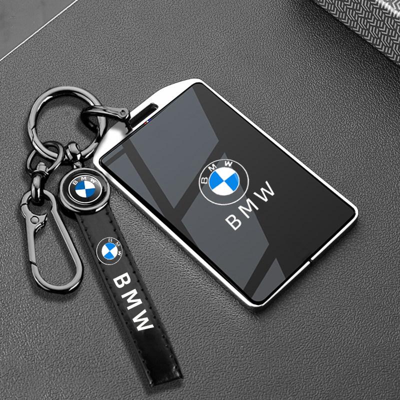 Metal NFC Car Card Key Cover Fob Case Shell for BMW 1 3 New 5 7 8 Series X1 X3 X5 X6 X7 F30 G20 F34 F31 G30 G01 F15 I3 M4 535le ysdn68 yzpf8