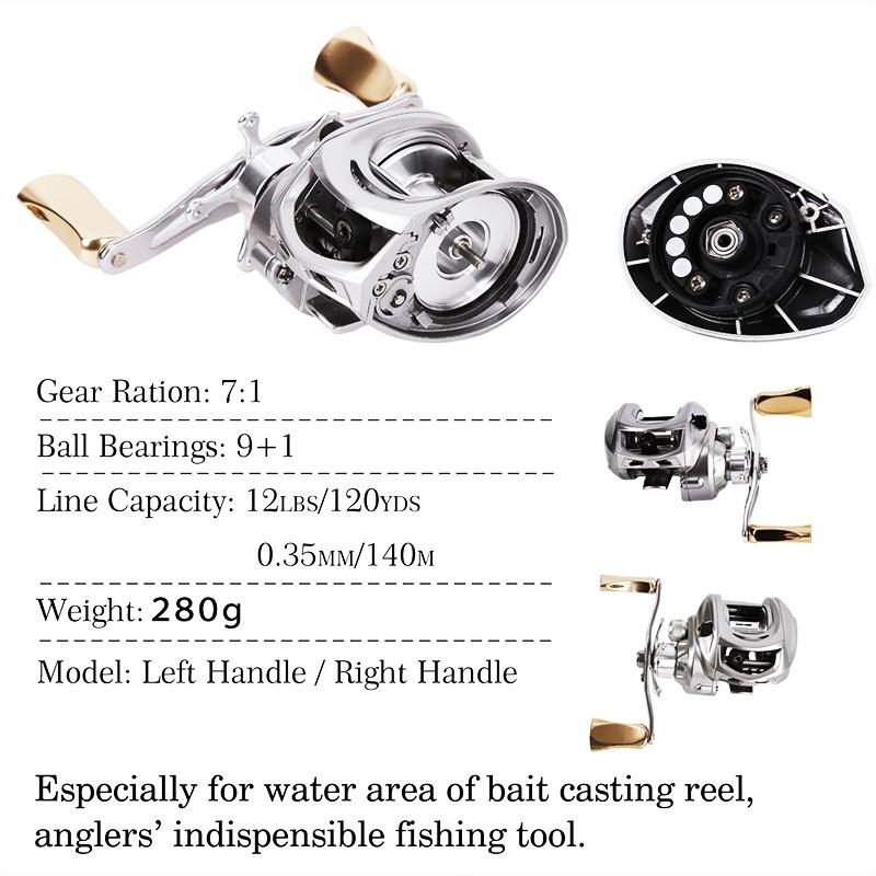 Катушка для заброса наживки, левая и правая, рыболовные катушки для морской воды