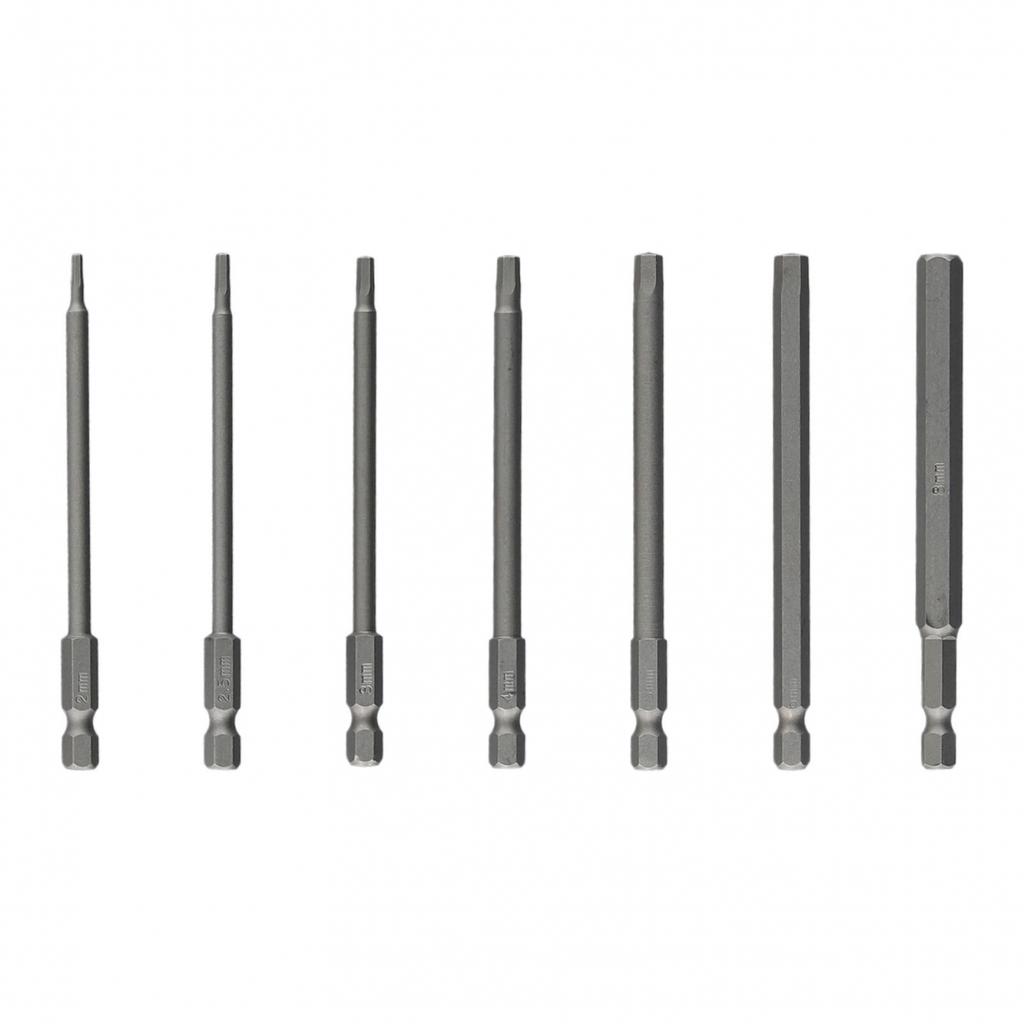 Hex Head Hex Bit Long Lasting Magnetic Metric Grey