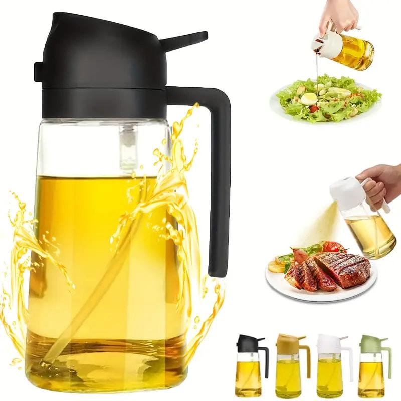 Oil Dispenser Seasoning Accessories Oil Cruet Bottle Oil Spray Kitchen Utensils for Kitchen Barbecue Oils Sprayer Container 2
