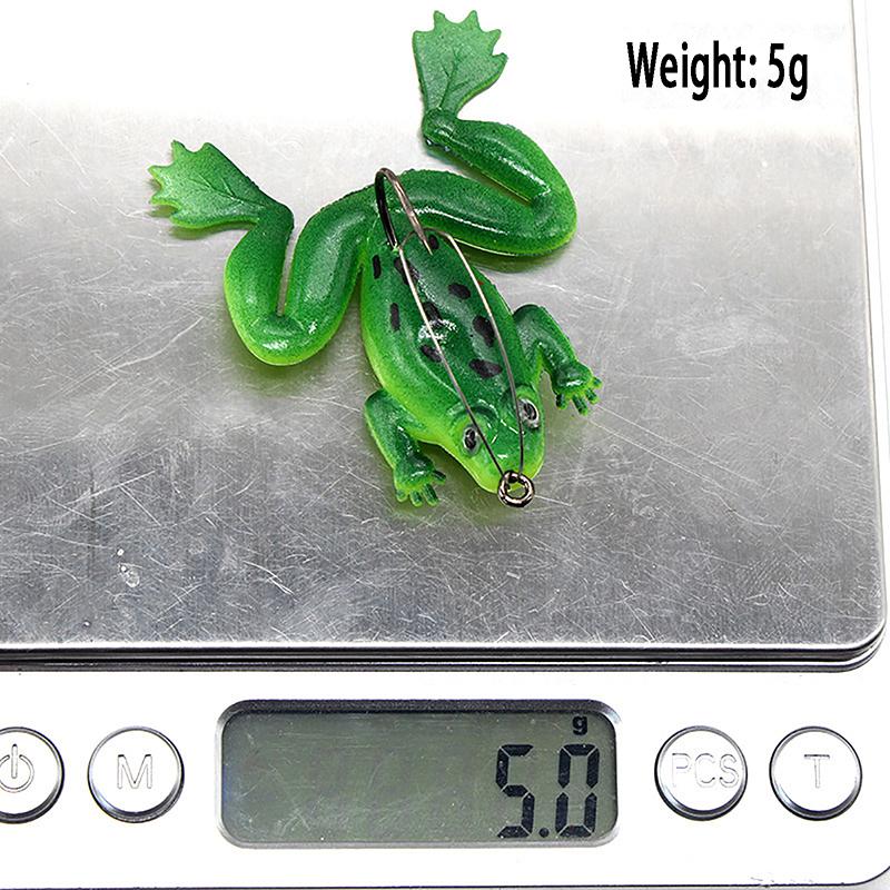 Прочный портативный реалистичный новый резиновый спиннер в виде лягушки 4,5 г/6 см, тонущая приманка для окуня, мягкие рыболовные приманки