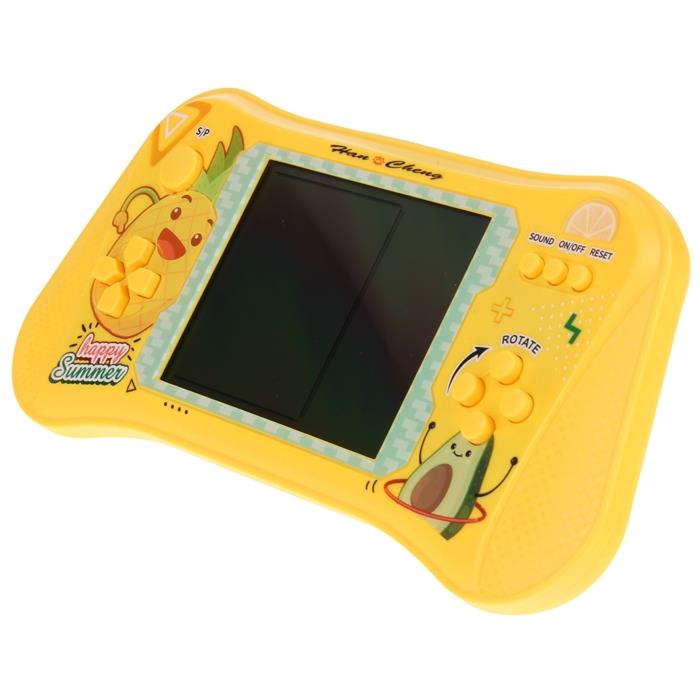Tetris Electronic Game Portable Travel Console For Children Yellow