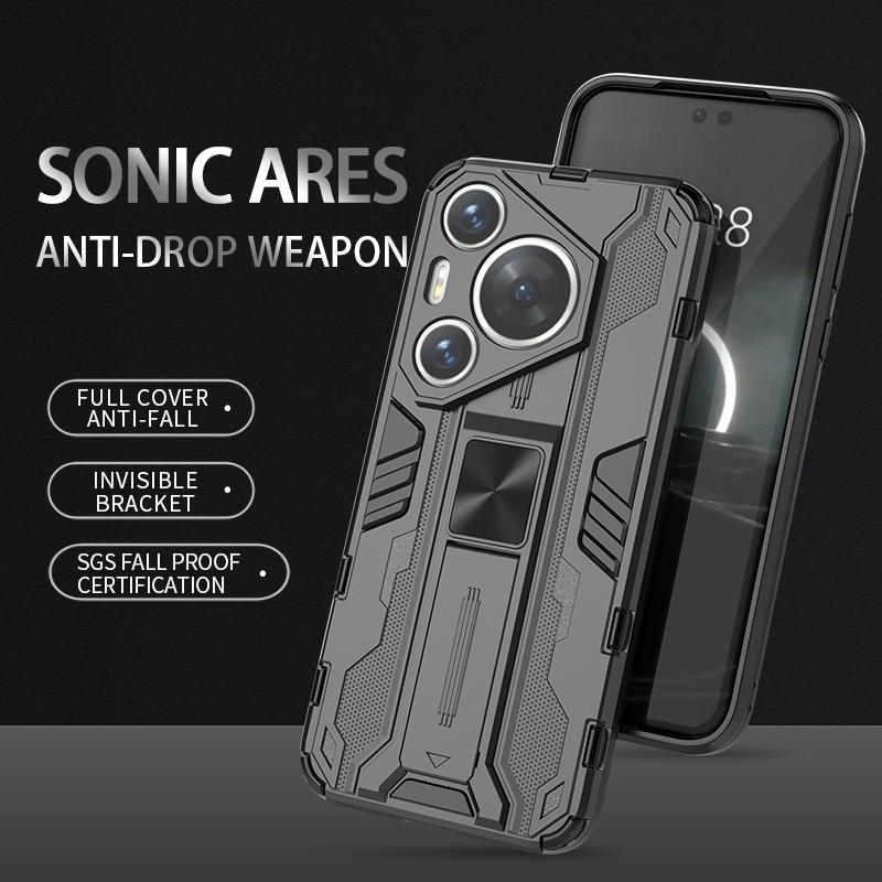 Military Armor Adjustable Kickstand Protective Case for Huawei Pura 70 Ultra P70 Pro Cover Magnetic Holder Shockproof Full Cover