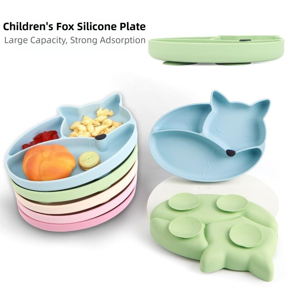 Food Grade Baby Bowls Silicone Baby Plates Premium Grip Dish for Toddler