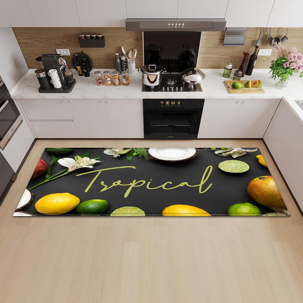 Придверный коврик, ковер для кухни, спальни, нескользящий пол, балкон, коридор, длинный ковер, прикроватный коврик для гостиной