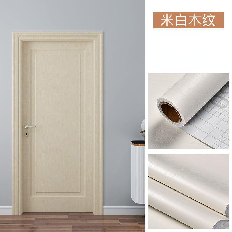 90CM Width Wood Grain PVC Wallpaper for Door Wardrobe Cupboard Table Furniture Waterproof Self Adhesive Stickers Home Decor Film