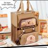 Large-capacity Students Tutorial Bag Six-Layer Stationery Storage Bag File Bag  School Office