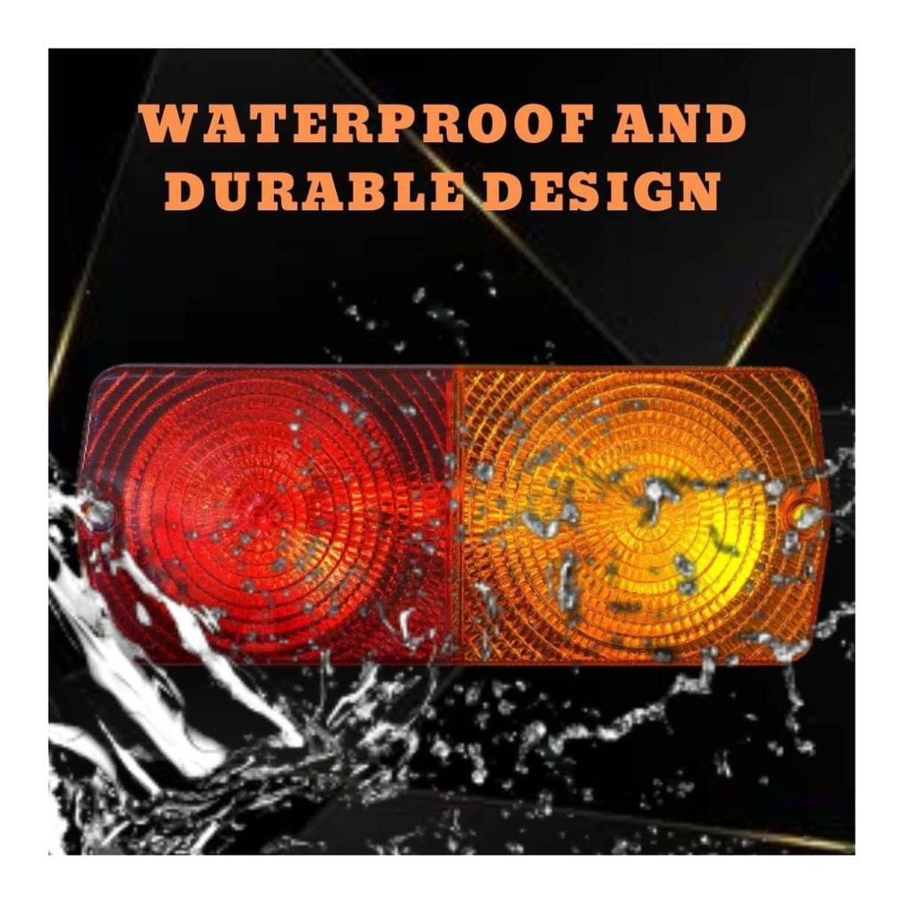 Задний комбинированный фонарь в сборе, задний фонарь в сборе, 12 В лампы, подходит для Massey Ferguson MF серии 200, 300, 374, 375E, 394, 390E