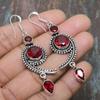 Мозамбикский гранат, драгоценный камень, ювелирные серьги ручной работы из твердого серебра 925 пробы