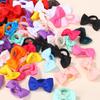 60 шт./лот Мини-бантики Эластичные резинки для волос для девочек Резинка Случайный цвет Веревка для волос Хвост Головной убор Аксессуары для волос для девочек