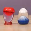Eggshell Volcano Egg Eruption Floating Sand Volcano Eruption Ornaments Acrylic Crystal Liquid Hourglass Special Timing Ornaments