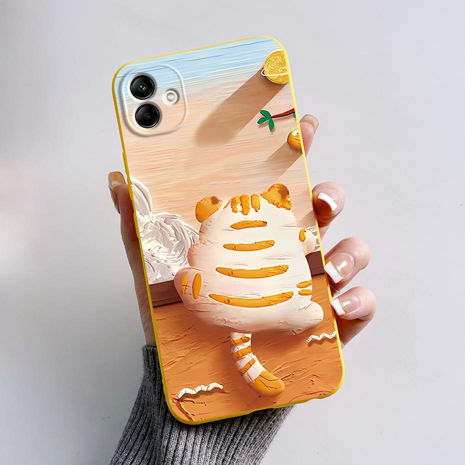 For Samsung Galaxy A04 A04E A04S Phone Case Stylish Painted Protection TPU Silicone Back Cover For Samsung A 04 E S Bumper Shell