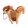 Accessorites Pendant Gift Wooden Carving Horse Elephant Keychain