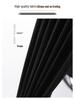 Women's Ice Silk High-Waisted Wide-Leg Pants - Summer Thin, Slimming, Loose, Casual Long Drape 