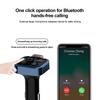 Bluetooth 5.0 Car FM Transmitter PD20W QC3.0 Type-C Dual USB Atmosphere MP3 Player 38W Fast Charger Hands-free U-disk Music Kit