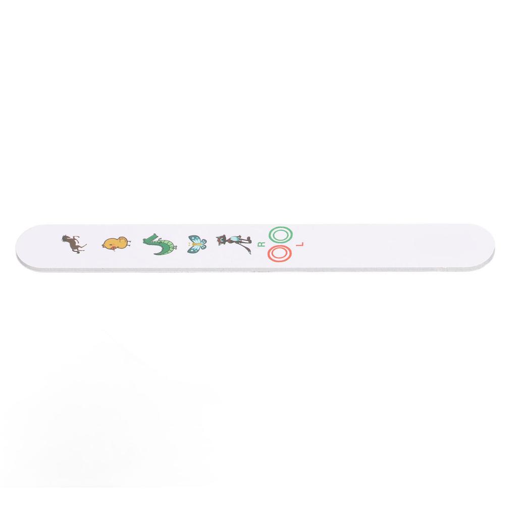 Детская проверка зрения Оптометрическая таблица Четкий мультяшный рисунок Фиксационная палочка Тестер зрения для глазной больницы