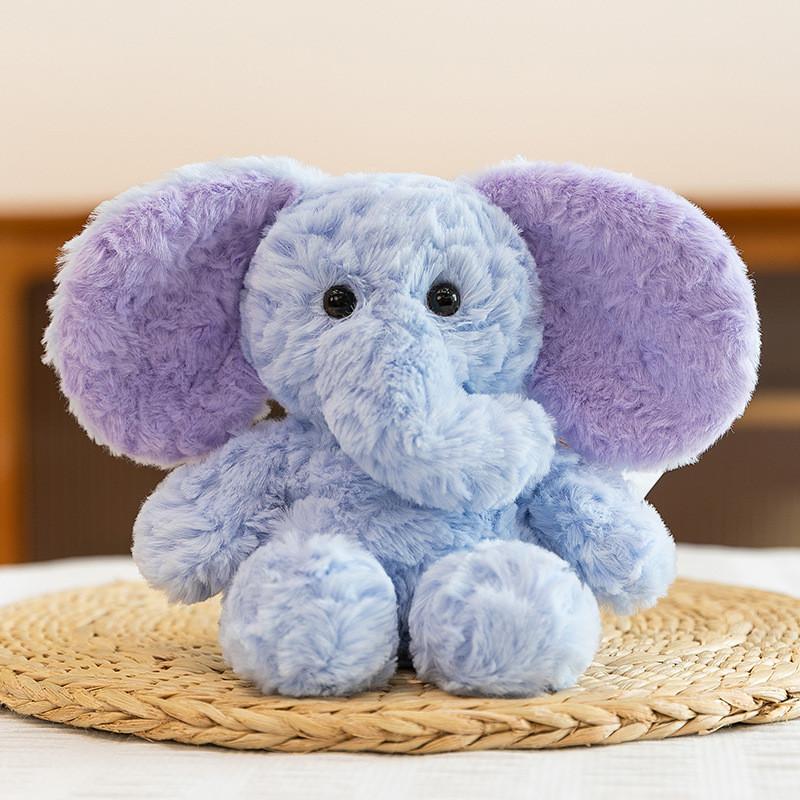 Soft Elephant Keychain Toy With Key Ring For Birthday Present