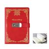 A5 100Sheets Journal Notebook With Lock Hard Cover Personal Notebook  Women