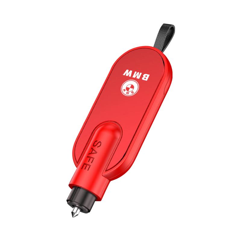 DSJW3 Car Emergency Hammer 2-in-1 Glass Breaker Seatbelt Cutter For BMW X1 X2 X3 X5 X4 X6 X7 G30 G20 G32 G11 G12 F40 F30 F20 F10 F34
