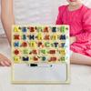 Alphabet Puzzles Board Valentines Day Gifts for Kids Russian Learn Interactive Motor Skills Smooth