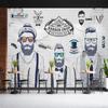 Настенные росписи для парикмахерской 3D обои для парикмахерской Настенная роспись для фона барбершопа