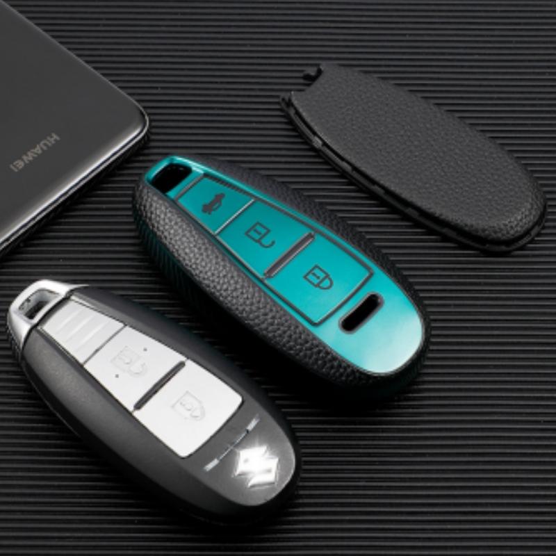 Кожаный чехол для смарт-ключа из ТПУ для Suzuki Baleno Ertiga Ciaz Ignis Kizashi Swift SX4 S-cross Vitars, защитный брелок