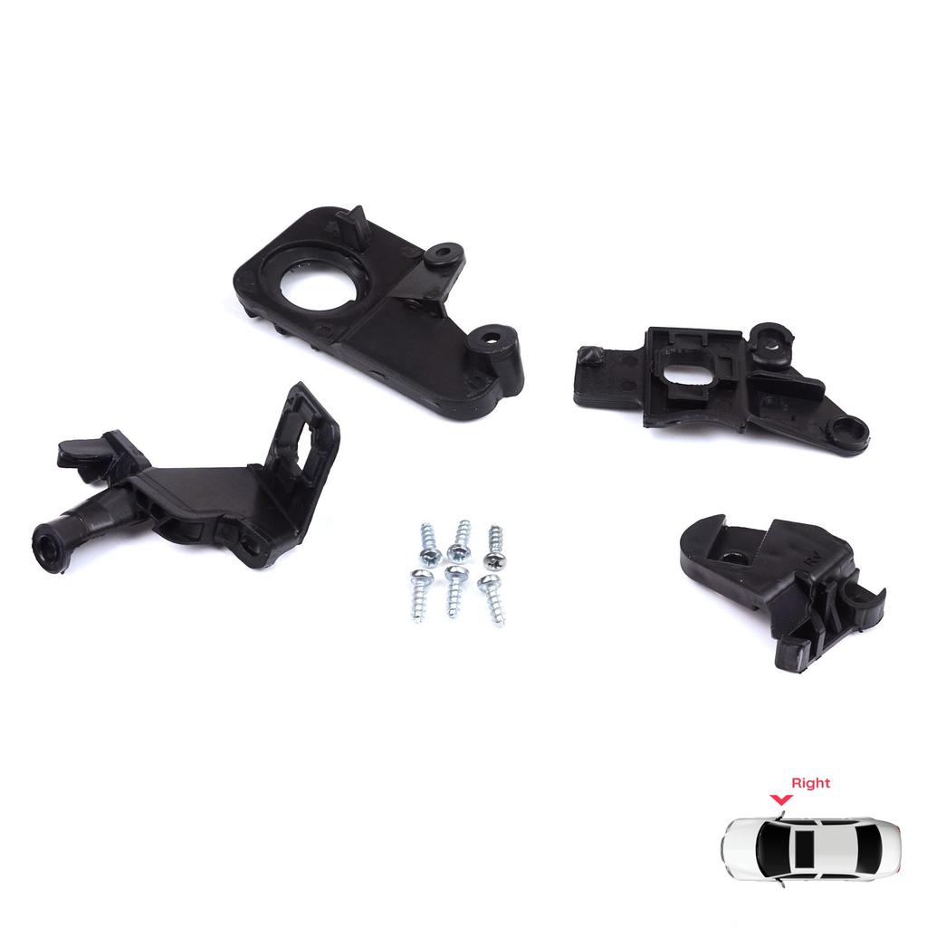 BHL576-2 Комплект кронштейнов для крепления фары, правая сторона для Citroen C5 MK2 MK3 RD TD RW X7 2008-2017 6212F1